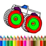 BTS Monster Truck Coloring