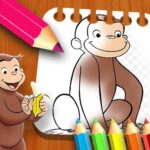 Curious George Coloring Book