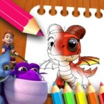 Dragon Rescue Riders Coloring Book