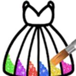 Princess Glitter Coloring – For Kids